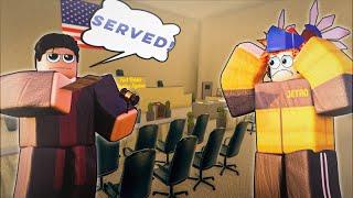 I was taken to COURT in this Roblox U.S Army game..