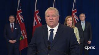 Premier Doug Ford and Ontario ministers provide COVID-19 update – May 12, 2020