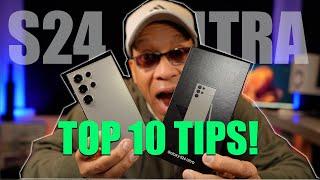 Samsung Galaxy S24 Ultra TOP 10 Tips | BEST SETUP Tutorial !!