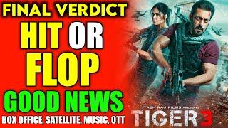 Tiger 3 HIT Or FLOP | Finally Good News | Budget, Box Office, Satellite, Music, Ott Huge Deal