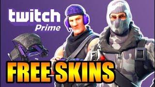 How to get TWITCH PRIME SKINS FREE in Fortnite: Battle Royale // How to GET TWITCH SKINS & REDEEM