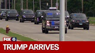 RNC Milwaukee 2024: Former Pres. Donald Trump arrives for convention | FOX6 News Milwaukee