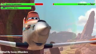 Planes (2013) Final Race with healthbars