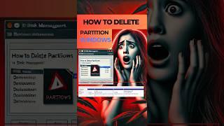 How to delete partition in windows 11 | Remove Drive Partition #tech #viralvideo