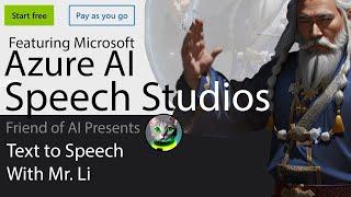 Experience Emotion-Packed Multicultural AI Voices for Free with Microsoft Azure's Speech Studio