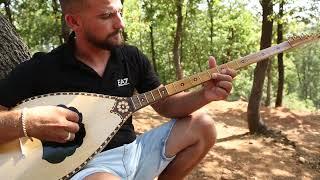 Sharki e Arrës nota G -A, melodi në natyrë. Petrit Pepa. Playing a 5-String Albanian Sharki