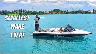 WORLDS SMALLEST WAKE! - WAKEBOARDING