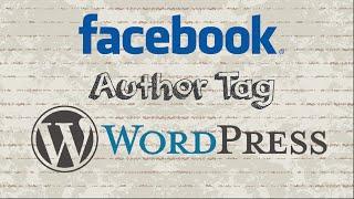 How to add Facebook author tag in WordPress without plugin