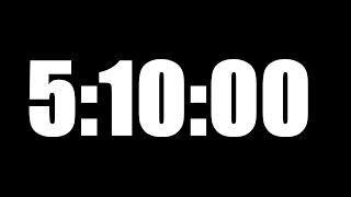 5 HOUR 10 MINUTE TIMER • 310 MINUTE COUNTDOWN TIMER ⏰ LOUD ALARM ⏰