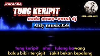 TUNG KERIPIT | KARAOKE NADA CEWE | VERSI DJ ALDY MUSIC358