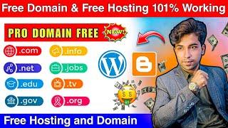 Free Domain .com .xyz .pro .wiki .uk Domains  | How To Get Free Domain Name For Your Website Part1