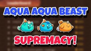 DOUBLE AQUA BEAST BY VMG  | TOP LB PLAYER | AXIE INFINITY ORIGINS