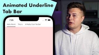 How to Make an Animated Underline Tab Bar! (SwiftUI)