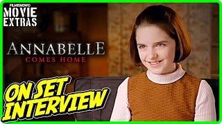 ANNABELLE COMES HOME | Mckenna Grace "Judy Warren" On-set Interview