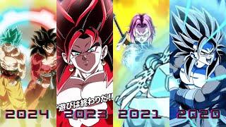 Evolution of Dragon Ball Heroes Animations 2016-2024 DBZ Dokkan Battle