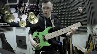 Mike Galutva, Vladimir Krylov - Free Jam (Sonor drums, Kiesel 8 string)