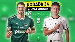 CARTOLA FC 2022 RODADA 34 | TIME PARA MITAR E VALORIZAR (DICAS)