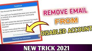 How To Remove Email From Disabled Facebook Account | Remove Email From Disabled ID New Trick 2023