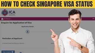 How to Check Singapore Visa Status Online | Singapore e visa Verification