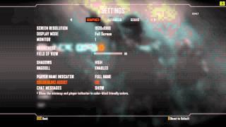 Black Ops 2 PC - Graphics settings tutorial/how to increase frames