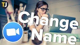 How to CHANGE Your Name in Zoom!