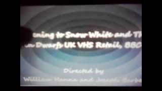 Opening to Snow White and The Seven Dwarfs UK VHS, Retail BBC Video (2036)