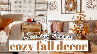 *COZY* FALL CLEAN AND DECORATE WITH ME 2021 Part 3! | FALL DECORATING IDEAS FOR LIVING ROOM