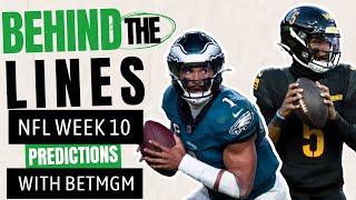 NFL Early Week 10 Opening Odds | Behind the Lines with BetMGM | TNF Lines