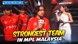 THE STRONGEST TEAM in MPL MALAYSIA is STILL UNDEFEATED . . . 