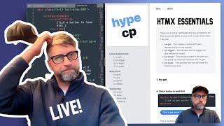 LIVE CODING: Adding htmx essentials to hypecp.com