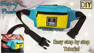 FANNY PACK EASY DIY / BELTBAG PATTERN /Paano manahi ng bag