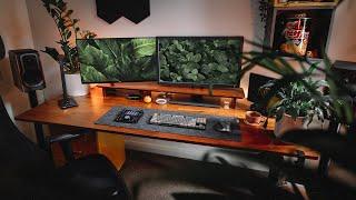 My DREAM Desk Setup: Omnidesk Ascent Wildwood