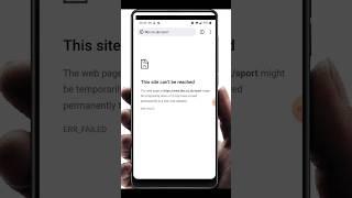 How To Fix This site can't be reached Error on Android Mobile | How to Open Blocked Websites #shorts