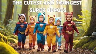 "ADORABLE SUPER BABY HEROES: Babies in Epic Costumes Stealing the Show!"#babies #baby #superheroes