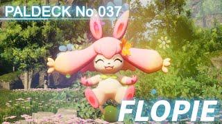 Paldeck | No.037 FLOPIE - Palworld | Gameplay | Pocketpair