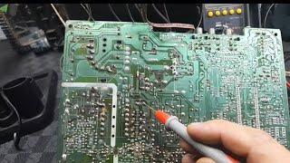 CRT TV  "Tutorial Part 2"  basic voltage test point for aspiring tech