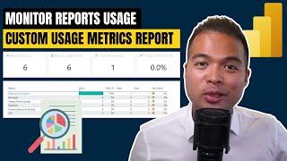 MONITOR REPORT USAGE using the Usage Metrics Report in Power BI Service + How to CUSTOMISE YOUR OWN