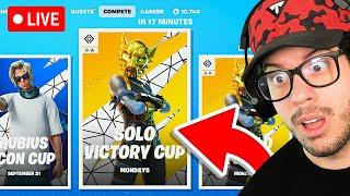 LIVE! - NEW UPDATE SOON and SOLO CASH CUP!! (Fortnite Battle Royale)