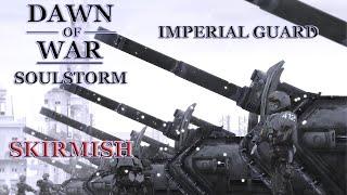 Dawn of War - Soulstorm. Skirmish. 3 Imperial Guard VS 3 Eldar. (Insane) Massacre