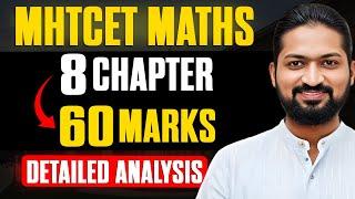 MHTCET Maths Detailed Analysis | Most Important Chapters By Ankush Sir| MHTCET 2025 | #mhtcet2025