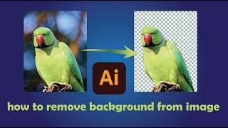 how to remove background in illustrator