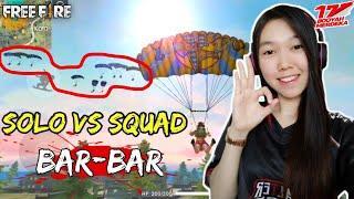 BAR-BAR SOLO VS SQUAD - FREE FIRE INDONESIA