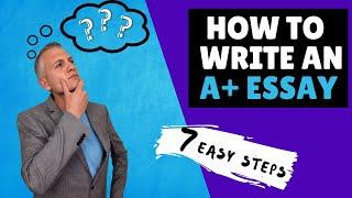 7 SHOCKINGLY Easy Steps to Writing, Planning & Brainstorming Your Essay