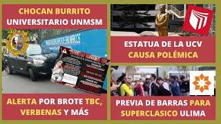 Polémica estatua UCV Acuña | Burrito UNMSM es chocado | Eventos ULIMA | NOTI-U Noviembre #13