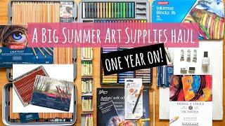 What Did I Use?! A Big Art Haul Reviewed One Year Later: Derwent Drawing/Lightfast Pencils, Inktense