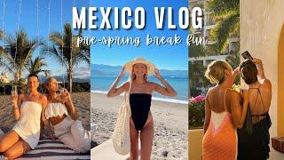 PUERTO VALLARTA, MEXICO TRAVEL VLOG 2023 || all inclusive pre spring break trip (margs & beach days)