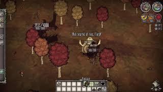 Killing the Shadow Pieces with an untamed Beefalo [DST]