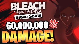 OVER 60 MILLION DAMAGE! THOUSAND-YEAR BLOOD WAR YACHIRU MAX DAMAGE SOUL BOMB! Bleach: Brave Souls!