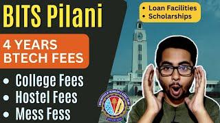 BITS Pilani | Fees for 4 Years BTech 2023 with Hostel Details | BITSAT 2023 | Admission Procedure