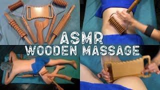 Brilliant ASMR tingles Wooden Massage for the Brave | Lymphatic drainage | Cellulite | Sculpting